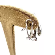 Boucle d'oreille Or Blanc