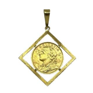 Vreneli + Pendentif 20FR 1935