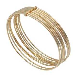 Bracelet 9 Rangs Or Jaune 18 Ct