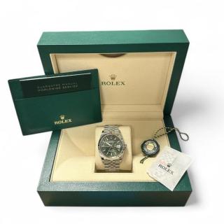 Rolex Datejust Palm Green