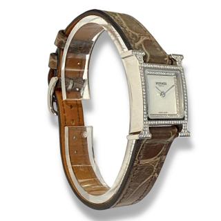 Hermès Heure H avec diamants