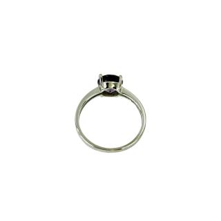 Bague Or Blanc 18CT Amethyste