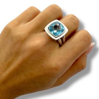 Bague Or 18Ct & Topaze