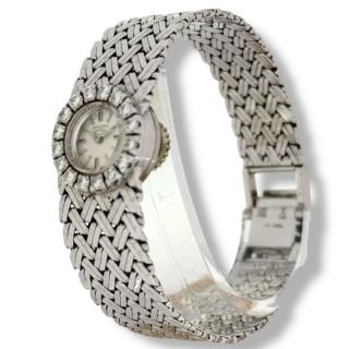 Universal Geneva Or Blanc 18 carats serti de diamants