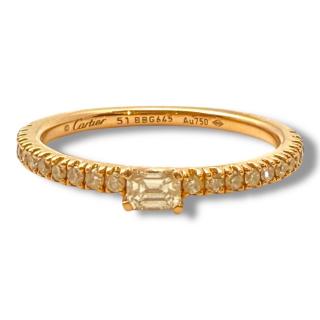 Bague Cartier Étincelle Or Rose 18 Ct
