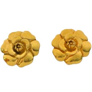 Boucles D'Oreilles Chanel Camelia