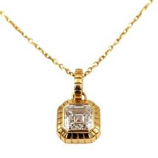 Collier Or Jaune 18 Ct & Diamant