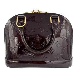 Sac Louis Vuitton Alma BB Cuir Verni Amarante