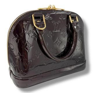 Sac Louis Vuitton Alma BB Cuir Verni Amarante