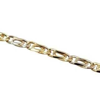 Bracelet Or Jaune&Blanc 18 Ct