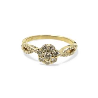 Bague Or june 18ct et Diamants