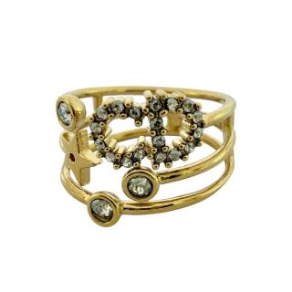 Bague Dior Jardin Strass
