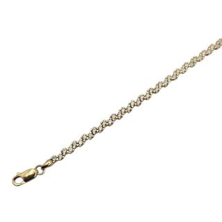 Bracelet Or 14Ct et Zircons