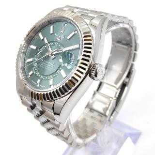 Rolex Sky-Dweller 42 Jubile Green Mint Dial