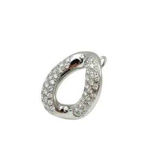 Pendentif Or Blanc 18 Ct Diamants