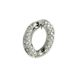 Pendentif Or Blanc 18 Ct Diamants