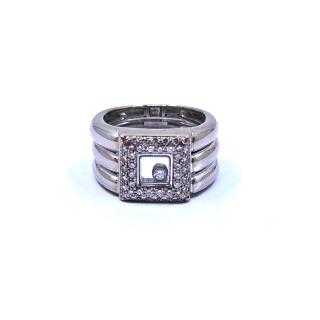 Bague Chopard Carrée Happy Diamond
