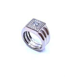 Bague Chopard Carrée Happy Diamond