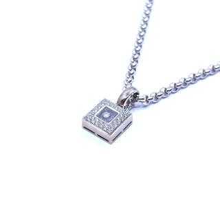 Collier Chopard Carrée Happy Diamond