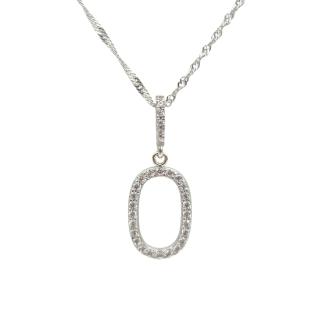 Collier Or Blanc 18 Ct