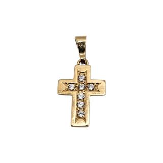 Pendentif croix Or 14 Ct